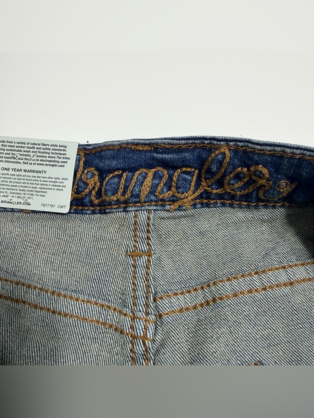 Wrangler Retro Green Jean Trumpet Flare Jeans 30x36 Tall Paige Western NWT - Picture 7 of 16